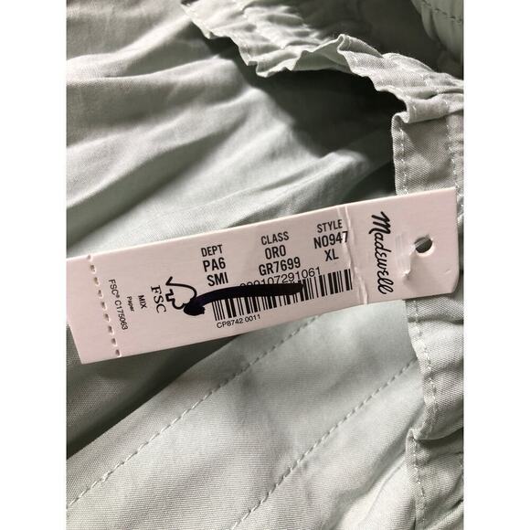 Madewell Softdrape Shorts Pull On High Rise Cargo Sage Mist Green NWT Size XL - Picture 9 of 12